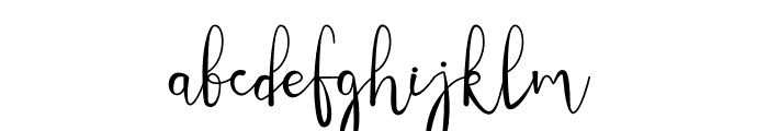 Meltinghones Font LOWERCASE