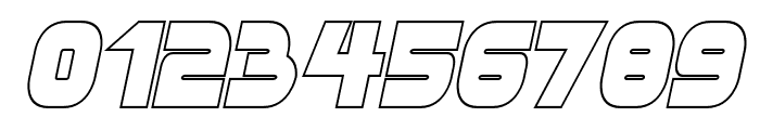 Meltland Line One Black Italic Font OTHER CHARS