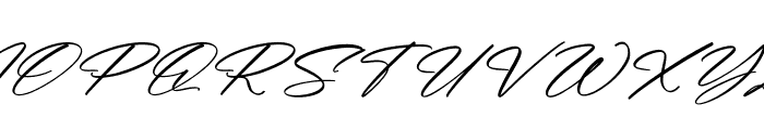 Melttones Stafford Italic Font UPPERCASE