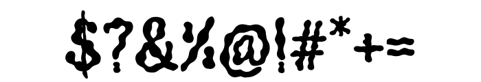 Melty Goo Font OTHER CHARS