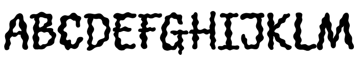 Melty Goo Font UPPERCASE