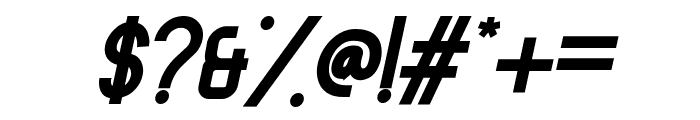 Melvick Bold Italic Font OTHER CHARS