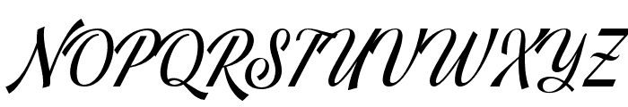 MelvinsFour-Regular Font UPPERCASE