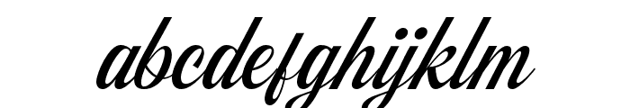 MelvinsFour-Regular Font LOWERCASE