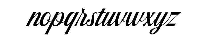 MelvinsFour-Regular Font LOWERCASE