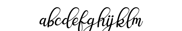 Melya Italic Font LOWERCASE