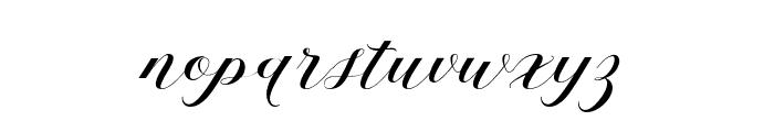 Melya Font LOWERCASE