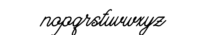 Memotic Historical Italic Font LOWERCASE