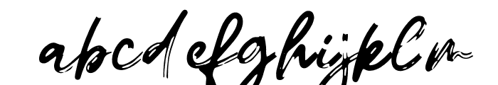 Memphis style Regular Font LOWERCASE