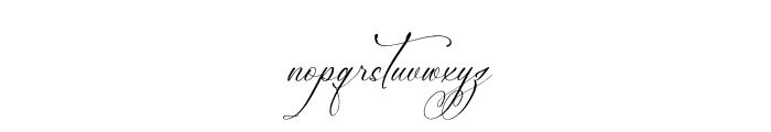 Mendikari Italic Font LOWERCASE