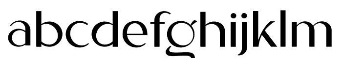 Menggala Font LOWERCASE