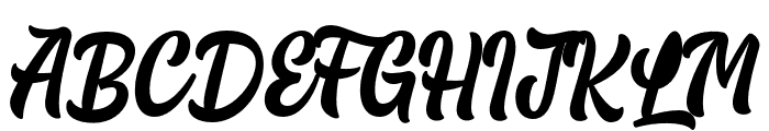 Menlawai-Regular Font UPPERCASE