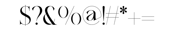 Menoka Regular Font OTHER CHARS