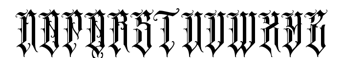 Menotius Font UPPERCASE