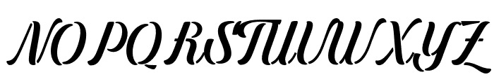 Menthox Regular Font UPPERCASE