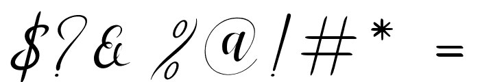 MenttionScript Font OTHER CHARS