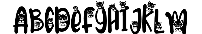 MeoowlySwash4 Font UPPERCASE