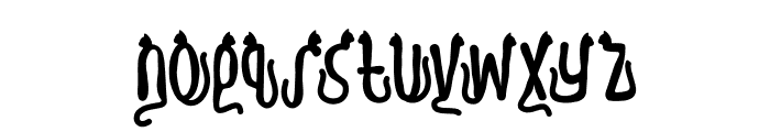 Meow Zilla Cat 1 Font LOWERCASE