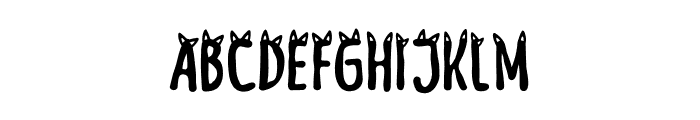 Meow Zilla Cat 3 Font UPPERCASE