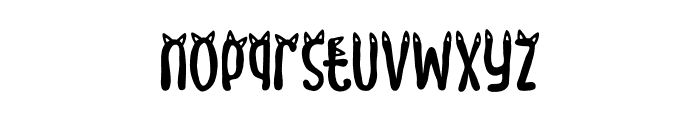Meow Zilla Cat 3 Font LOWERCASE