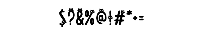 Meow Zilla Cat 4 Font OTHER CHARS