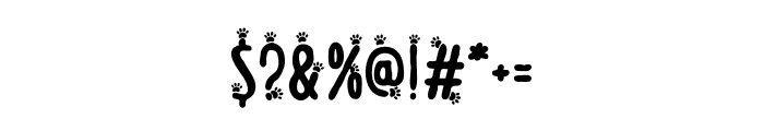 Meow Zilla Paw 2 Font OTHER CHARS
