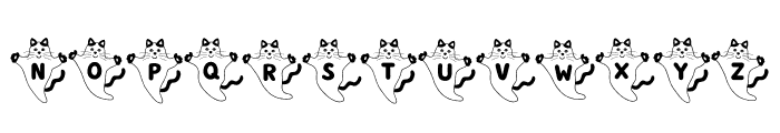 Meow loween Font UPPERCASE
