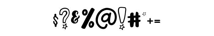 Meowica Outline Font OTHER CHARS