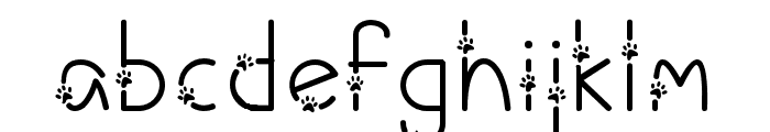 Meows-Regular Font LOWERCASE