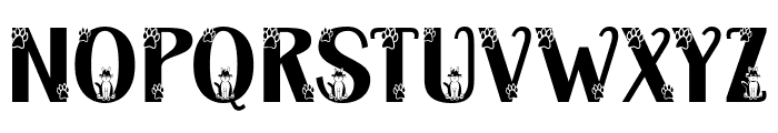 Meowy Kitties Font UPPERCASE
