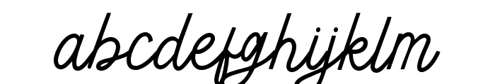 Meraline-Regular Font LOWERCASE