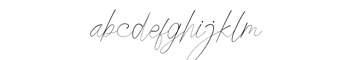 Meraline Script Font LOWERCASE