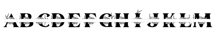 Merchania Monogram Font LOWERCASE