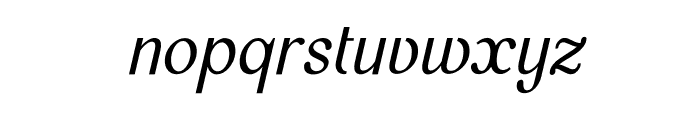 Mercusuar Medium Italic Font LOWERCASE