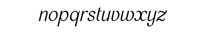 Mercusuar Regular Italic Font LOWERCASE