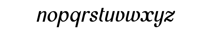 Mercusuar SemiBold Italic Font LOWERCASE