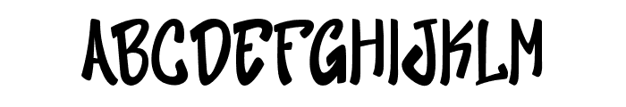 MercyanBolish-Regular Font UPPERCASE