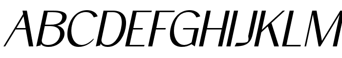 Mergaline Italic Font UPPERCASE