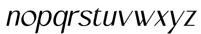 Mergaline Italic Font LOWERCASE