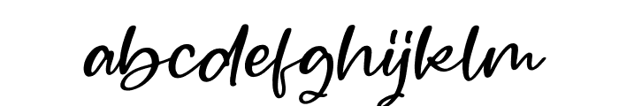 Mergolla Beauty Italic Font LOWERCASE