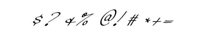 Merianti Script Font OTHER CHARS