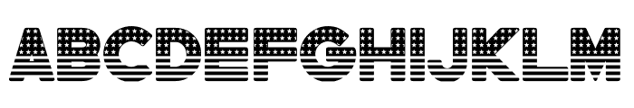 Merica Horizon Font LOWERCASE