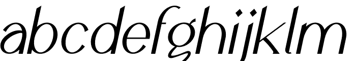 Meridian Italic FONT