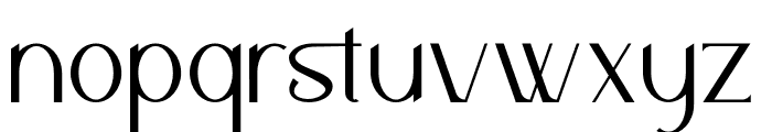 Meridian Font LOWERCASE