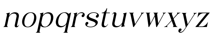 Merilia-Italic Font LOWERCASE