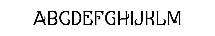 Merisk-Regular Font LOWERCASE