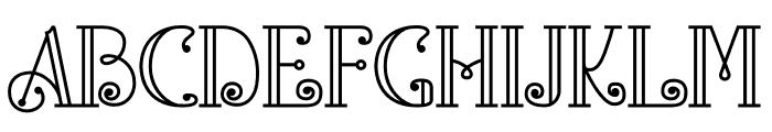 Merlin Philpot Font UPPERCASE