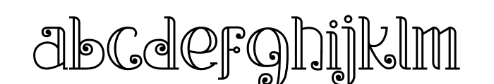 Merlin Philpot Font LOWERCASE