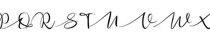 Merlion Script Font UPPERCASE