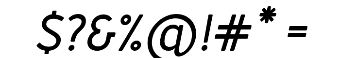 Merlo-BoldItalic Font OTHER CHARS